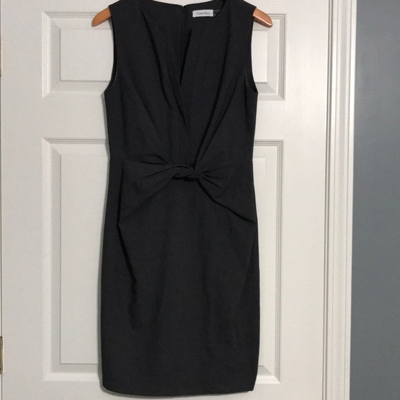 NWOT Calvin Klein Twist Waist Sheath Dress - Picture 1 of 8